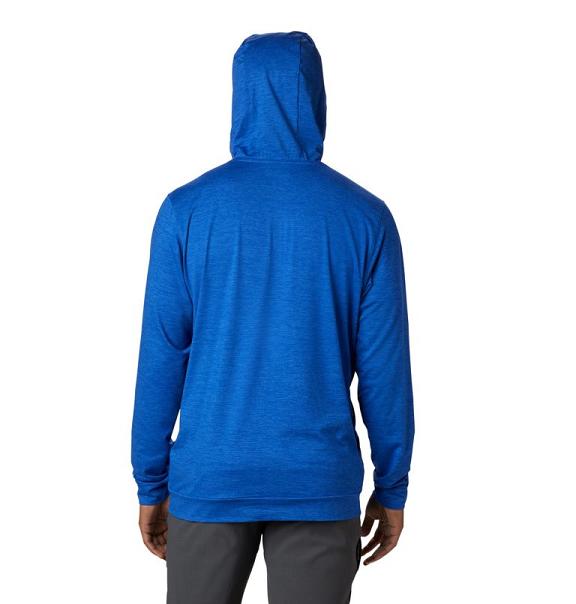 Columbia Tech Trail Hoodies Azul For Men's NZ48597 New Zealand